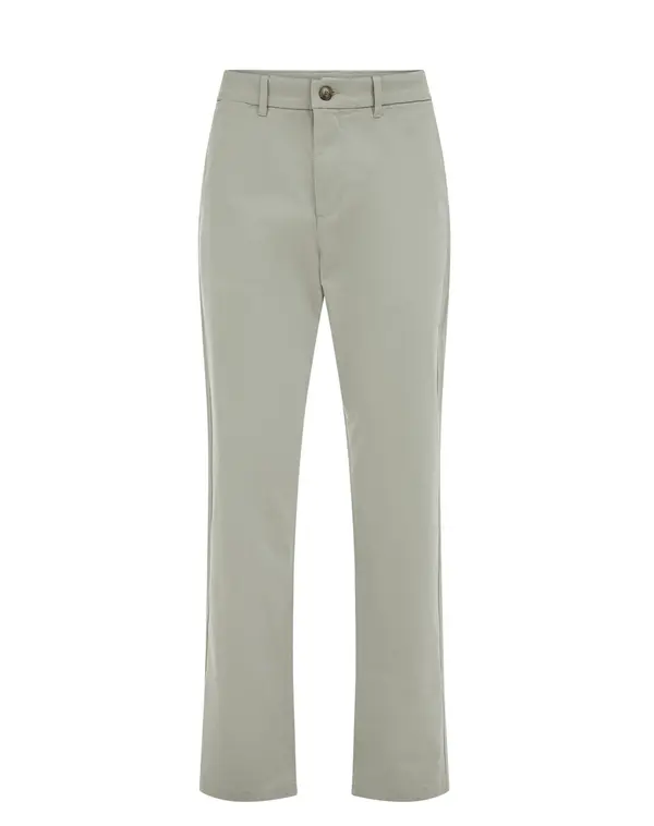 WE Fashion WE Fashion Chino hlače  pastelno zelena