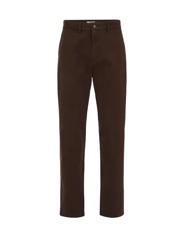 WE Fashion WE Fashion Chino hlače  temno rjava