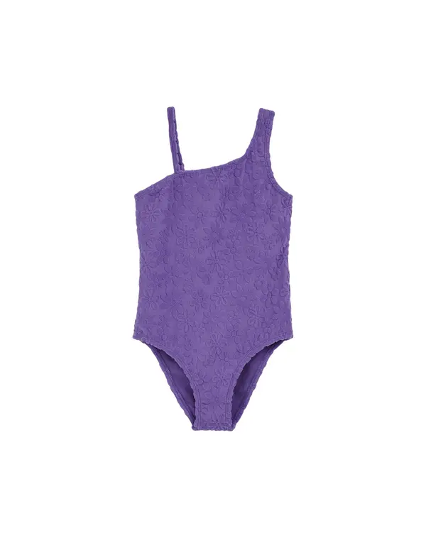WE Fashion WE Fashion Enodelne kopalke  temno liila