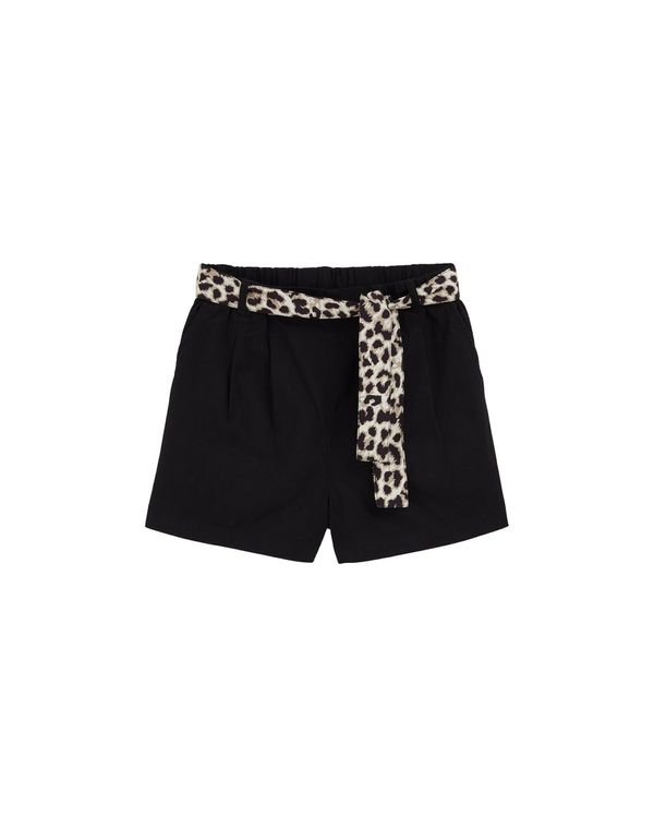 WE Fashion WE Fashion Hlače  brokat / črna / off-bela