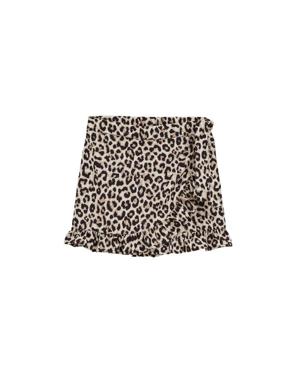 WE Fashion WE Fashion Hlače  kit / svetlo rjava / črna