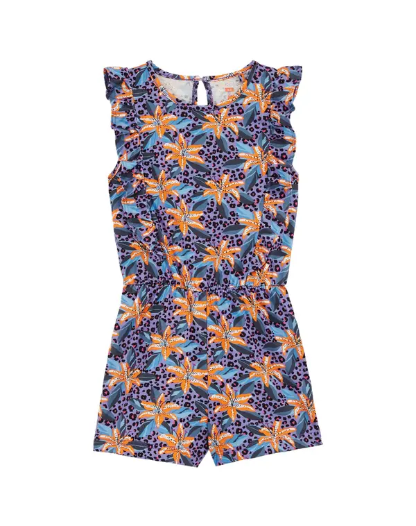 WE Fashion WE Fashion Kombinezon  lila / oranžna / črna / bela