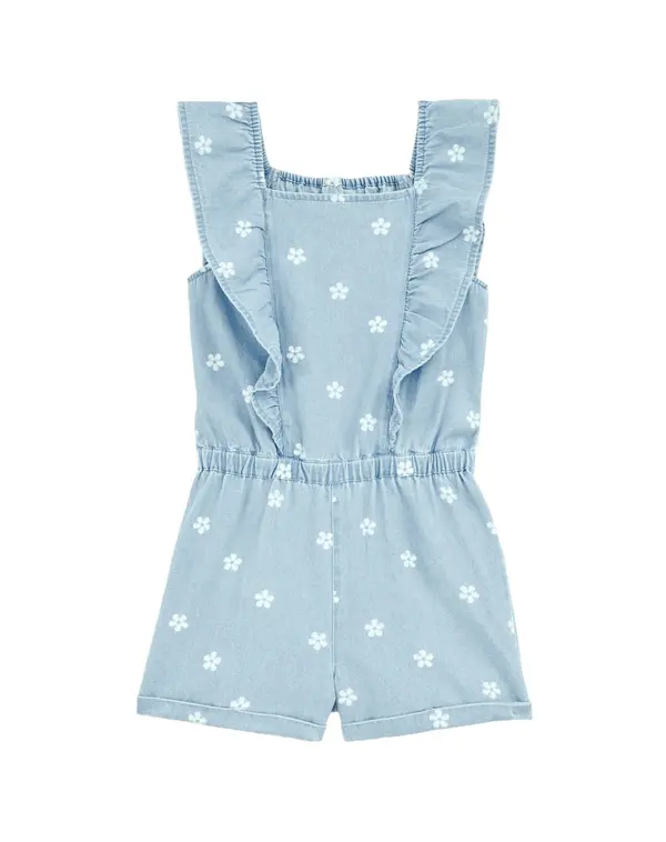 WE Fashion WE Fashion Kombinezon  moder denim / bela