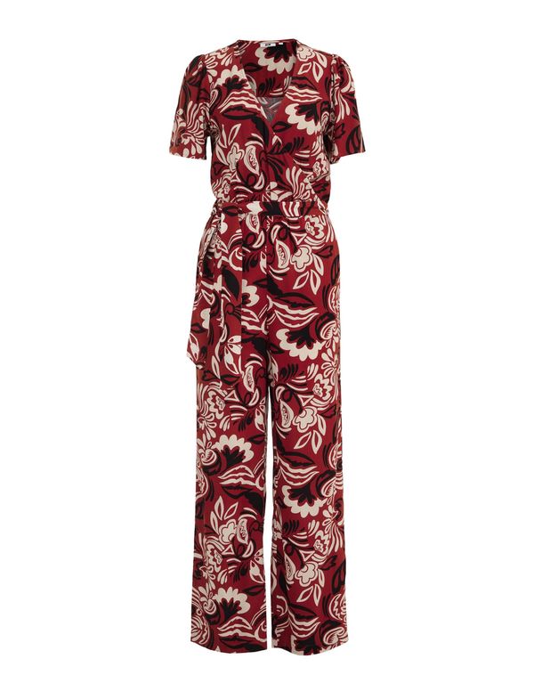 WE Fashion WE Fashion Kombinezon  svetlo bež / rjava / čokolada