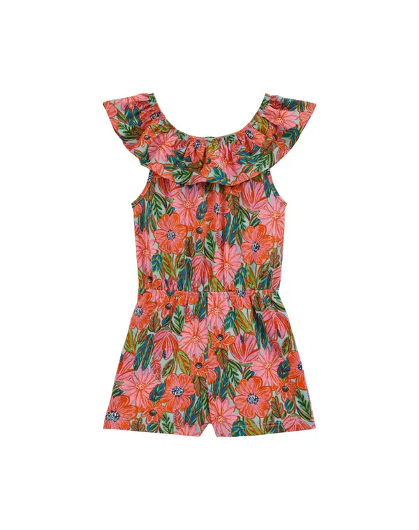 WE Fashion WE Fashion Kombinezon  temno modra / temno zelena / mandarina / svetlo roza
