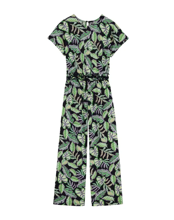 WE Fashion WE Fashion Kombinezon  temno modra / zelena / svetlo lila
