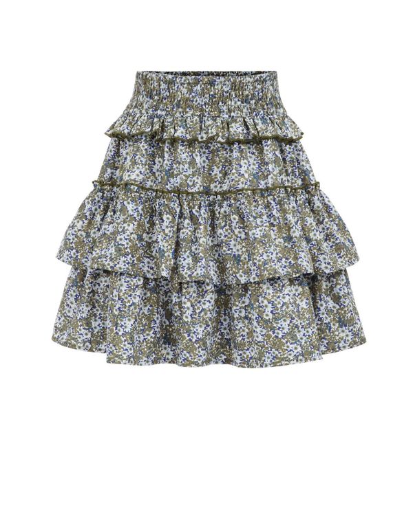 WE Fashion WE Fashion Krilo  temno zelena / bela