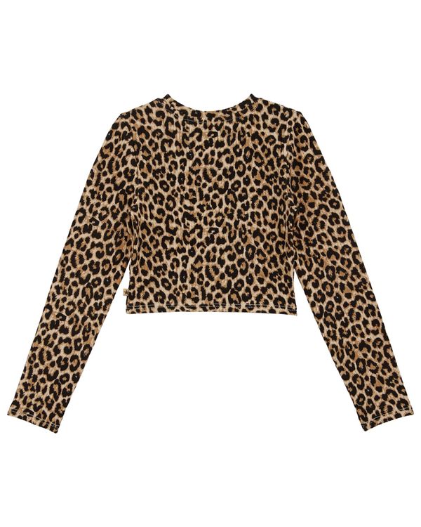 WE Fashion WE Fashion Majica  bež / pegasto črna