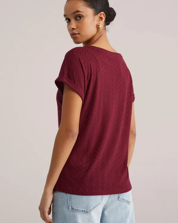 WE Fashion WE Fashion Majica  burgund
