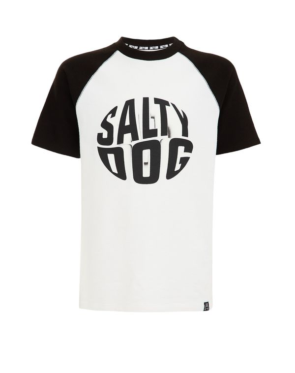 WE Fashion WE Fashion Majica  črna / bela