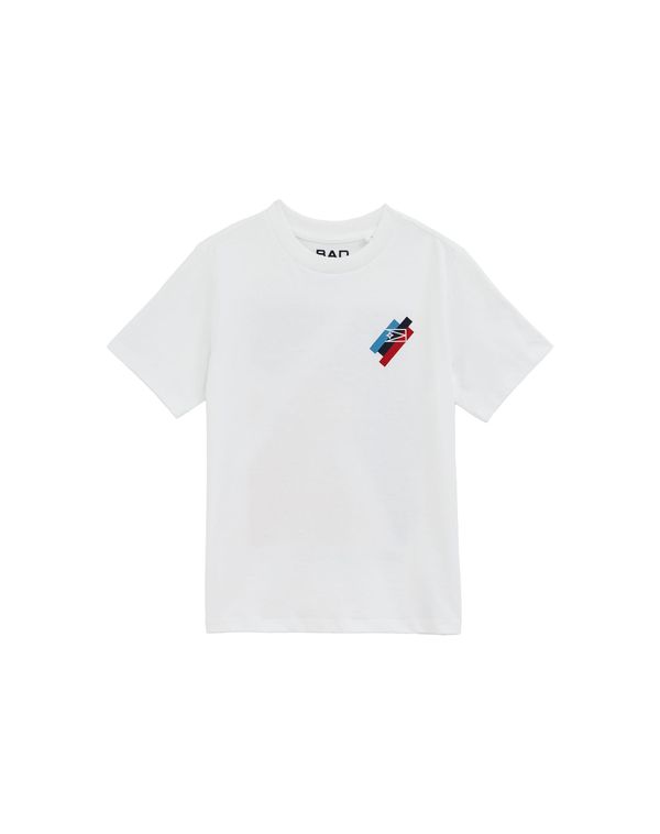 WE Fashion WE Fashion Majica  kraljevo modra / rubin rdeča / črna / bela