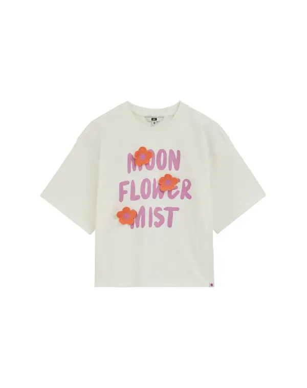 WE Fashion WE Fashion Majica  lila / oranžna / bela