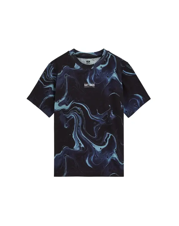 WE Fashion WE Fashion Majica  marine / mornarska / nebeško modra