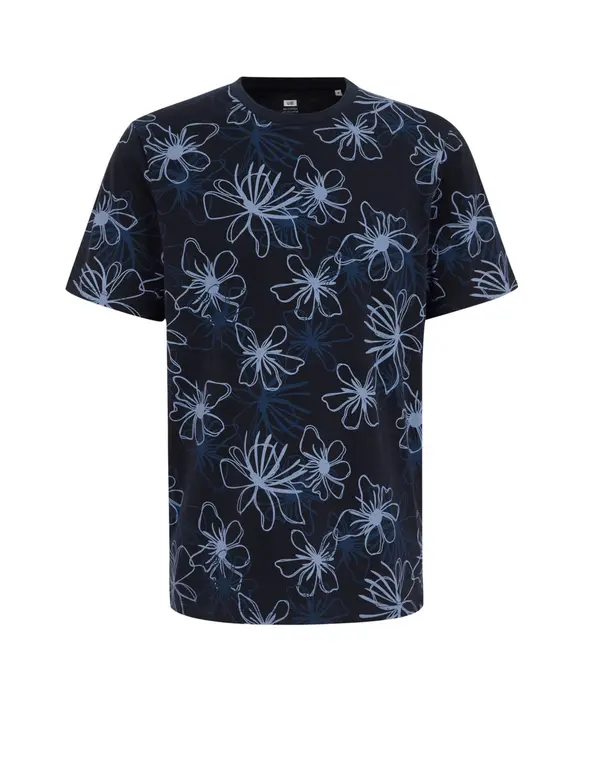 WE Fashion WE Fashion Majica  marine / svetlo modra / temno modra