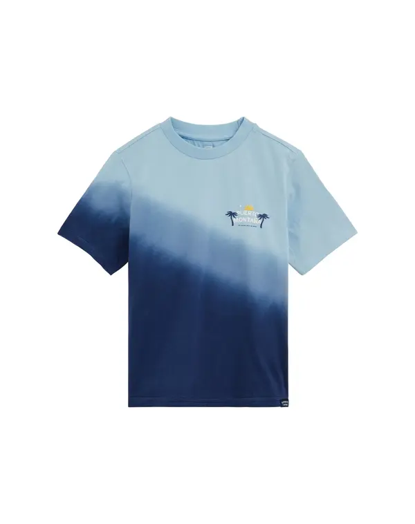 WE Fashion WE Fashion Majica  marine / svetlo modra / žafran / bela