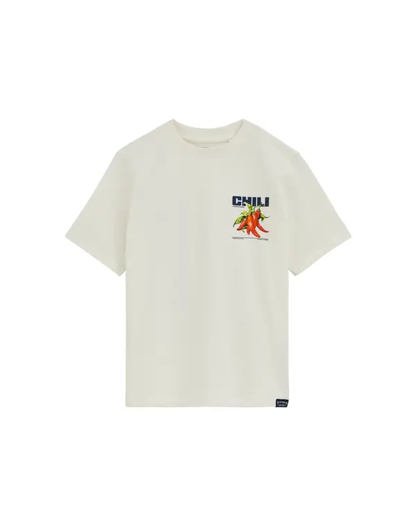 WE Fashion WE Fashion Majica  marine / zelena / rdeča / off-bela