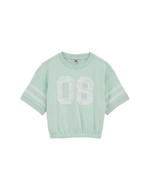 WE Fashion WE Fashion Majica  meta / bela