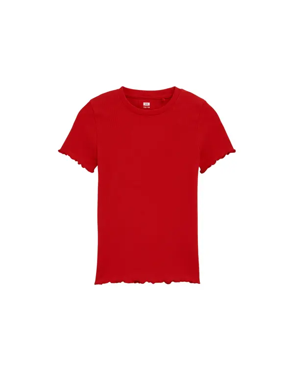 WE Fashion WE Fashion Majica  ognjeno rdeča