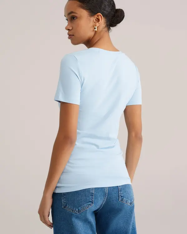 WE Fashion WE Fashion Majica  pastelno modra