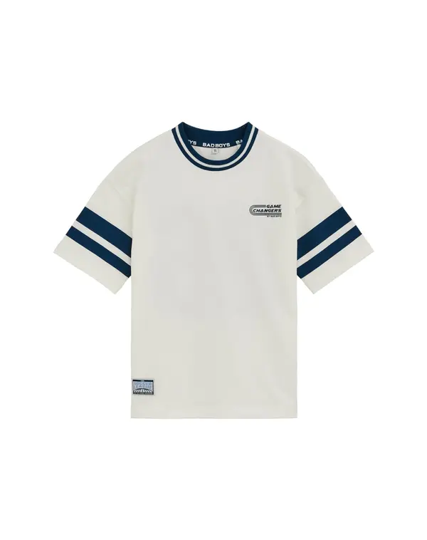 WE Fashion WE Fashion Majica  temno modra / bela