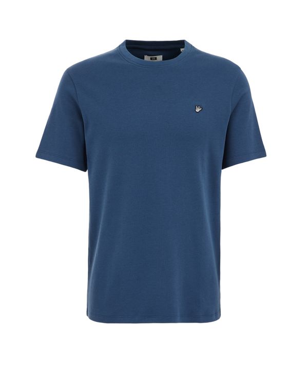 WE Fashion WE Fashion Majica  temno modra / bela