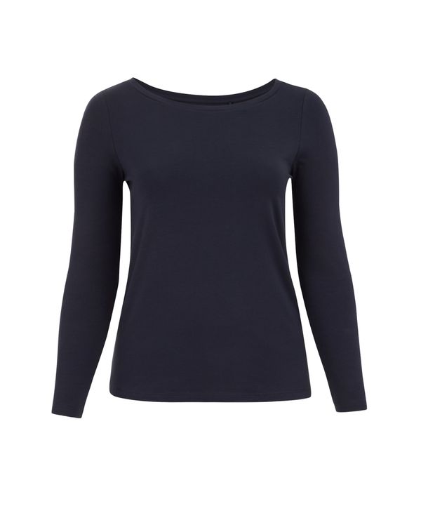 WE Fashion WE Fashion Majica  temno modra