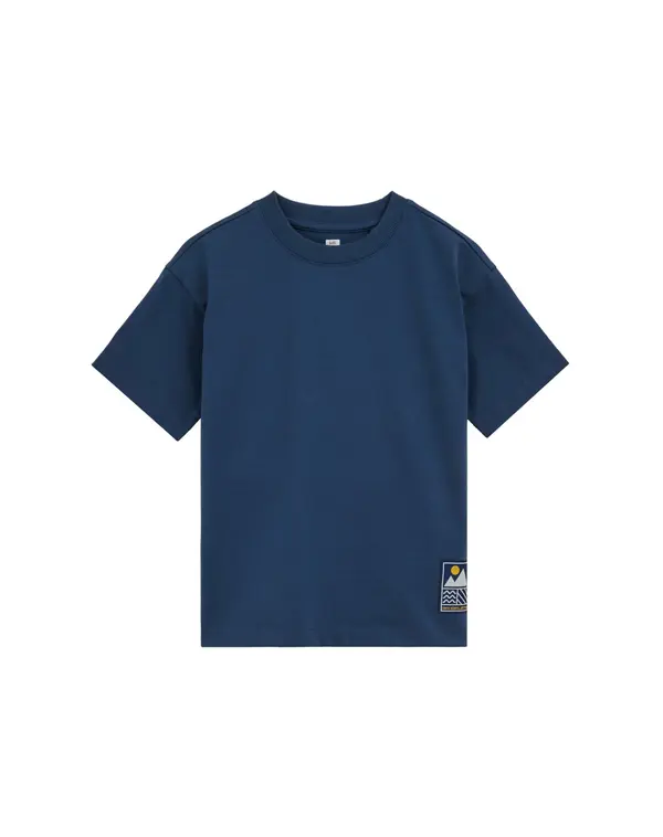 WE Fashion WE Fashion Majica  temno modra / rumena