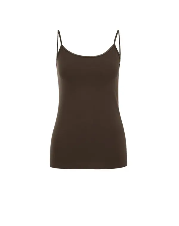 WE Fashion WE Fashion Majica  temno rjava