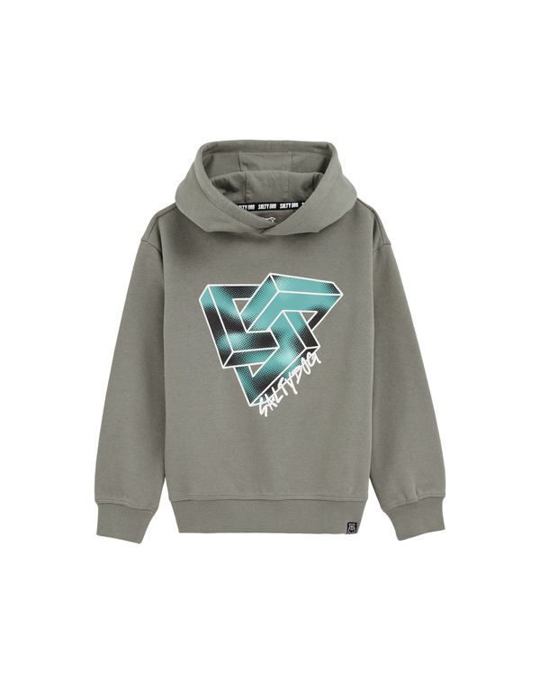 WE Fashion WE Fashion Majica  turkizna / temno zelena / črna / bela