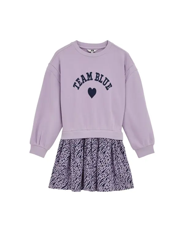 WE Fashion WE Fashion Obleka  marine / lila