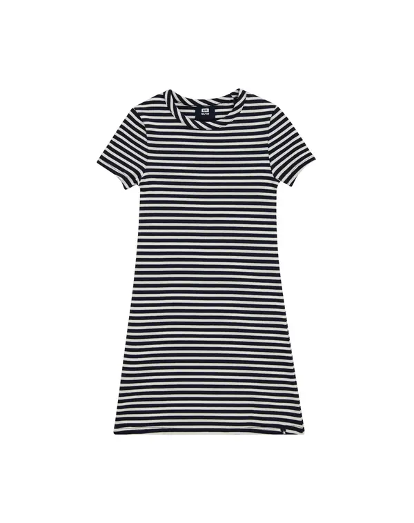 WE Fashion WE Fashion Obleka  marine / off-bela