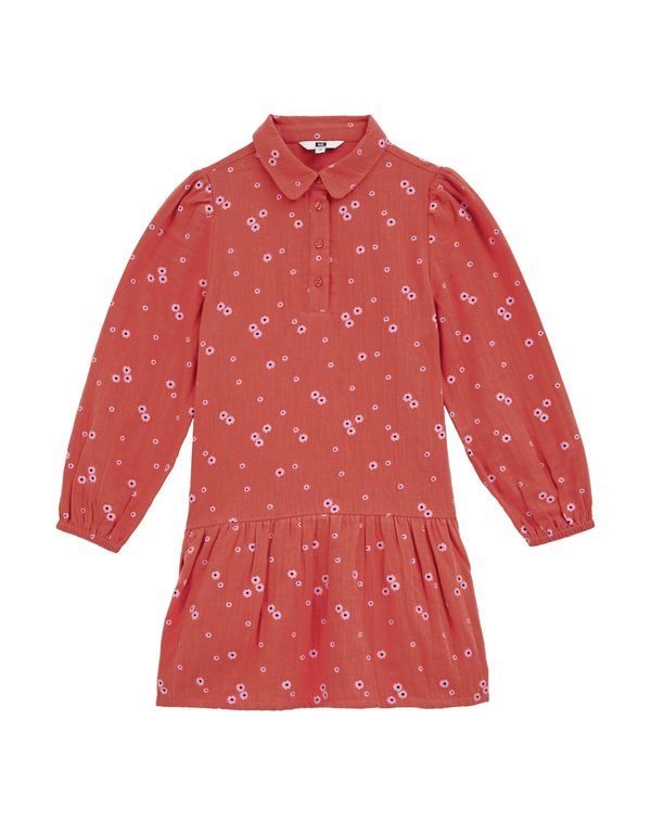 WE Fashion WE Fashion Obleka  marine / roza / pastelno rdeča