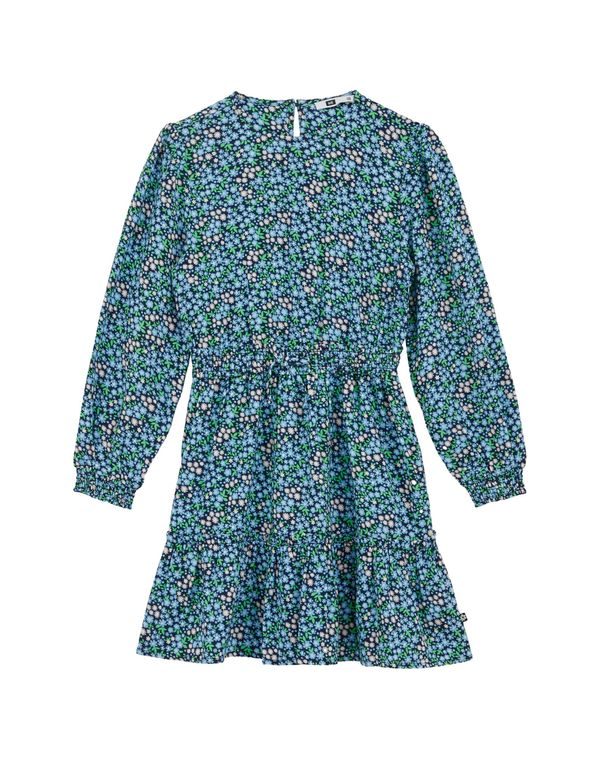 WE Fashion WE Fashion Obleka  mornarska / temno modra / pastelno rumena / travnato zelena