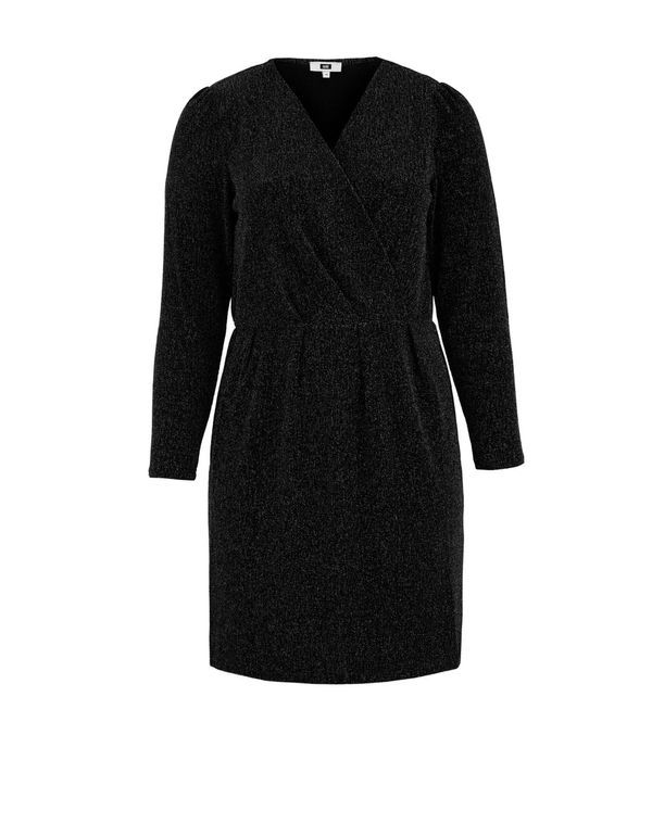 WE Fashion WE Fashion Obleka  pegasto črna