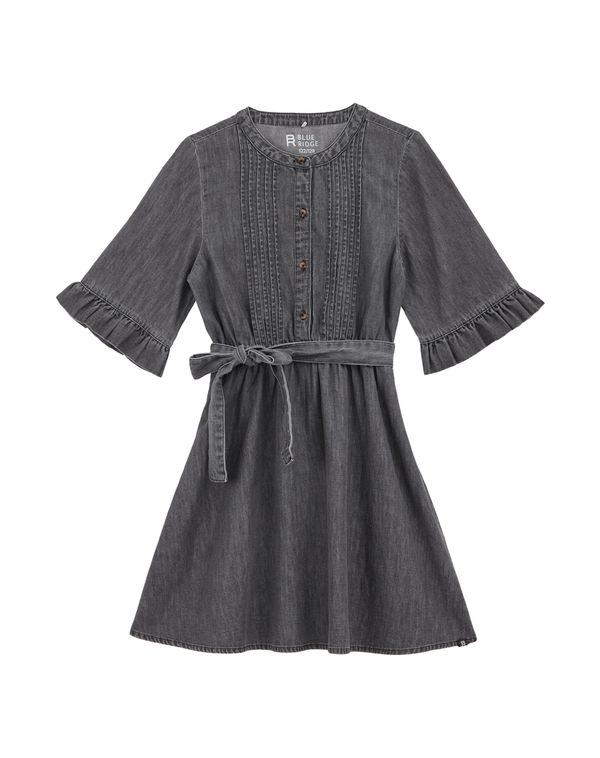 WE Fashion WE Fashion Obleka  svetlo siva