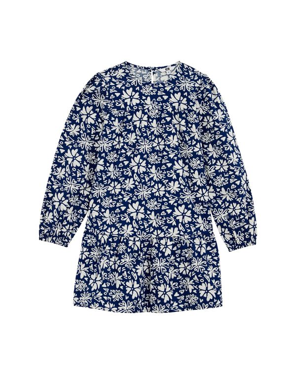 WE Fashion WE Fashion Obleka  temno modra / bela