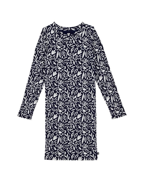 WE Fashion WE Fashion Obleka  temno modra / bela