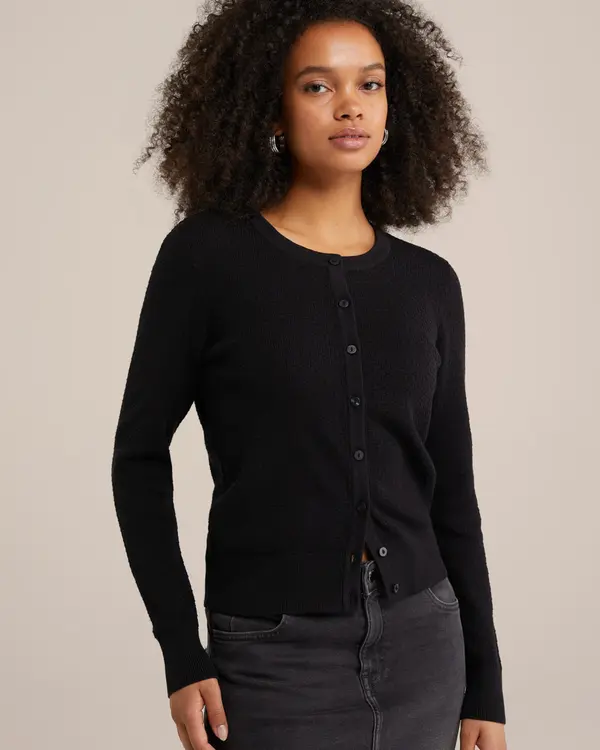 WE Fashion WE Fashion Pletena jopa  črna
