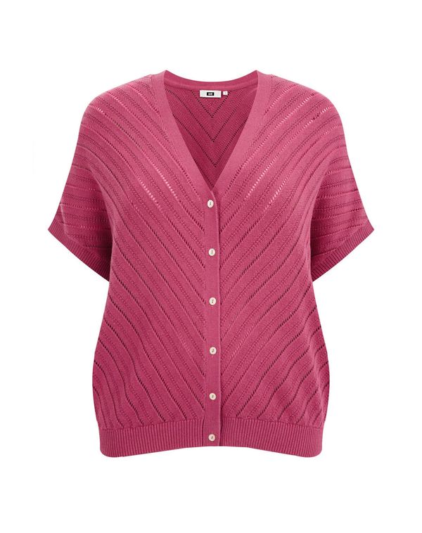 WE Fashion WE Fashion Pletena jopa  staro roza