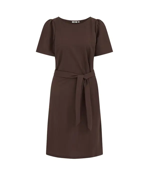 WE Fashion WE Fashion Poletna obleka  temno rjava