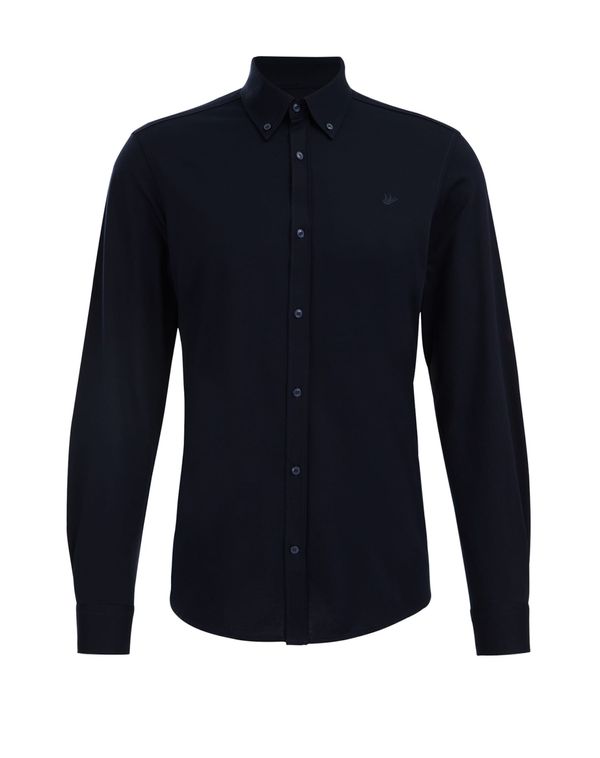 WE Fashion WE Fashion Poslovna srajca  temno modra