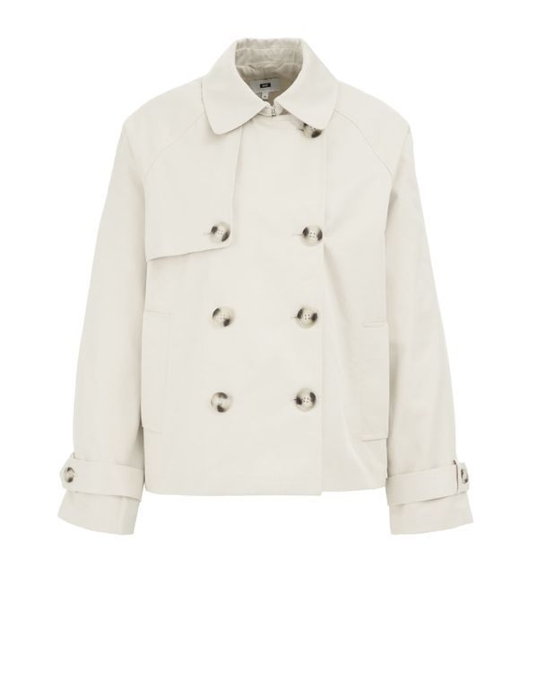 WE Fashion WE Fashion Prehoden plašč  slonovina