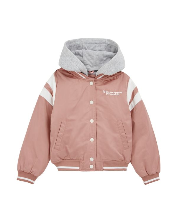 WE Fashion WE Fashion Prehodna jakna  svetlo roza / bela