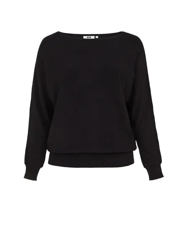 WE Fashion WE Fashion Pulover 'Curve'  črna