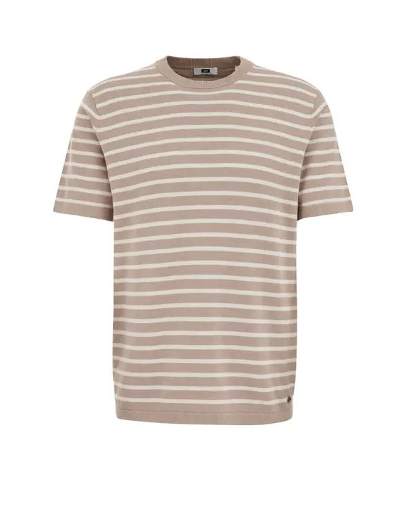 WE Fashion WE Fashion Pulover  temno bež / off-bela