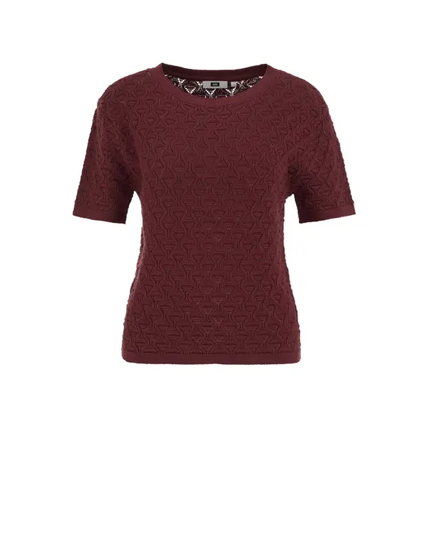 WE Fashion WE Fashion Pulover  temno rdeča