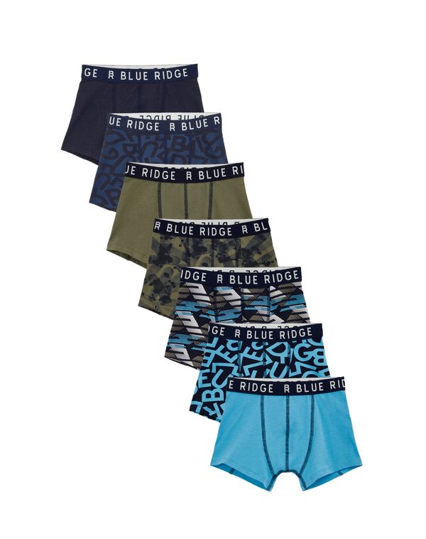 WE Fashion WE Fashion Spodnjice  mornarska / nebeško modra / črna / bela