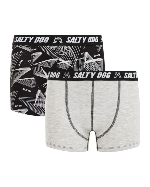 WE Fashion WE Fashion Spodnjice  siva / črna / bela