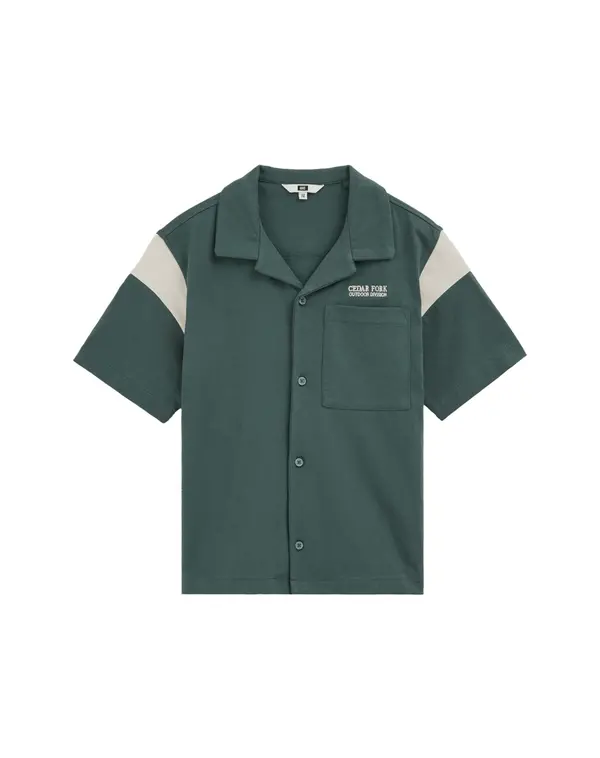 WE Fashion WE Fashion Srajca  petrol / bela