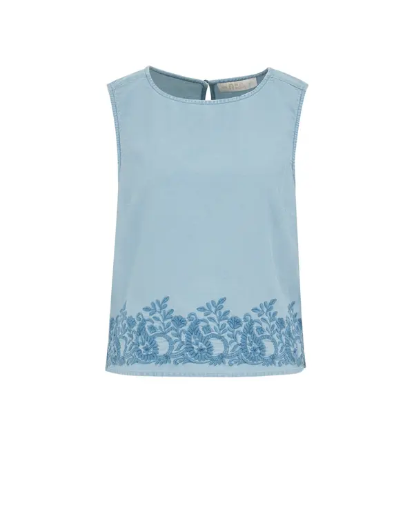WE Fashion WE Fashion Top  azur / svetlo modra